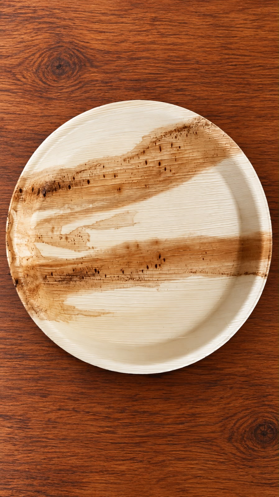 Tulasi Areca Leaf round plate, 10 inch