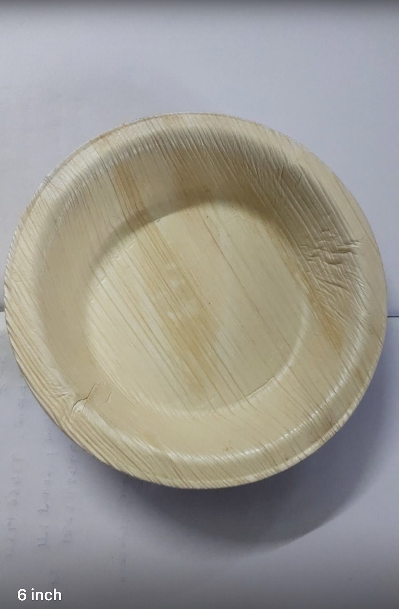 Tulasi Areca Leaf round plate, 6 inch