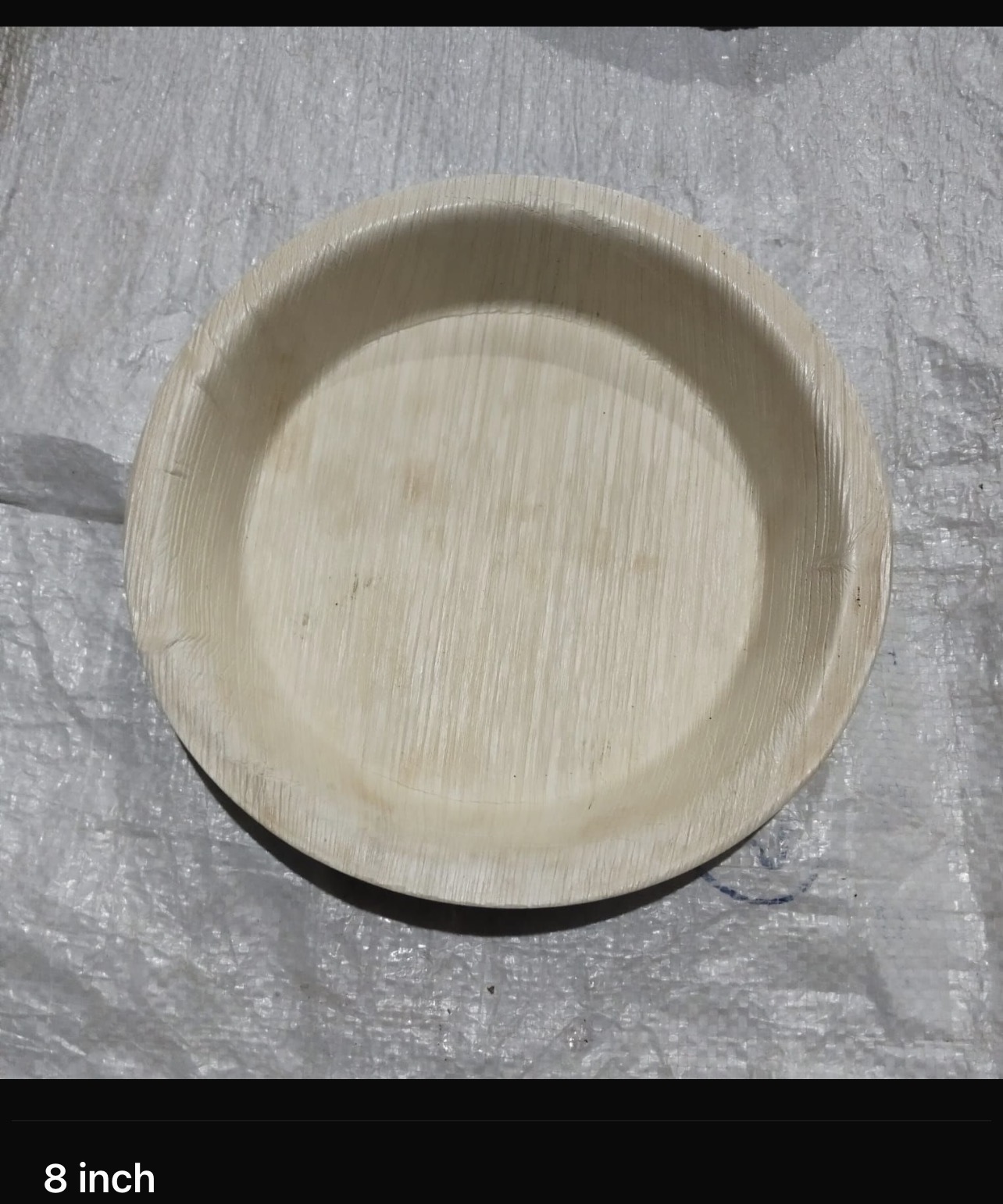 Tulasi Areca Leaf round plate, 8 inch